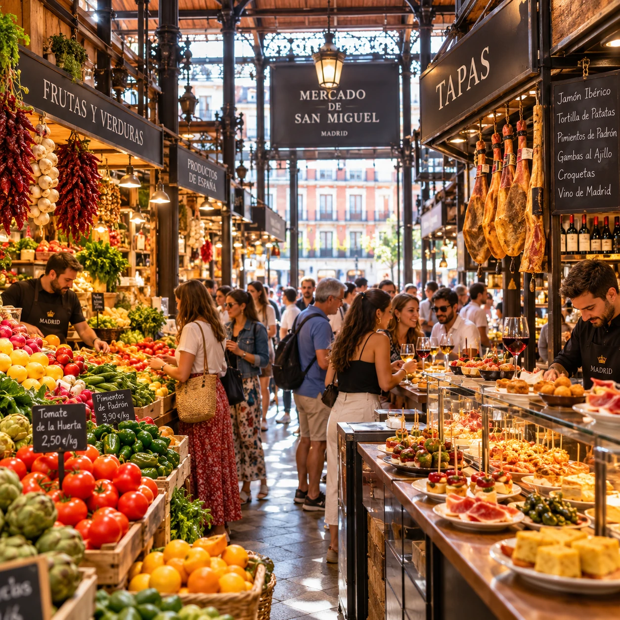 Una guía por los mercados gastronómicos más auténticos de Madrid
